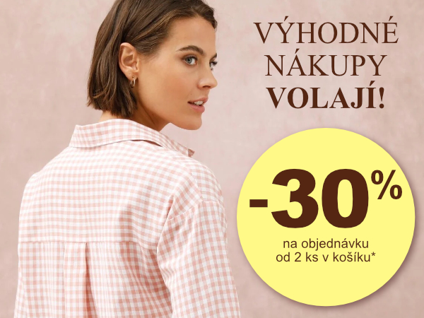 Sleva 30 % od 2 ks