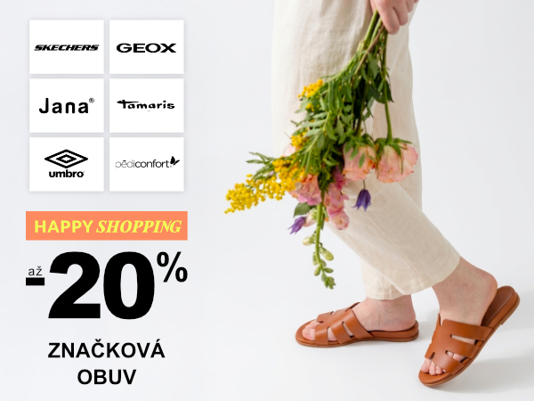 Také značková obuv je teď se slevou!