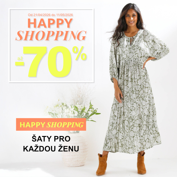 Happy Shopping šaty až -70 %