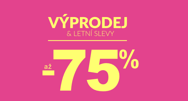 Výprodej až -75 %