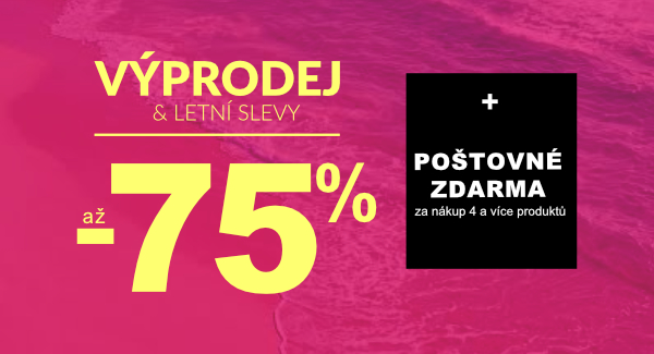 Výprodej až -75 %