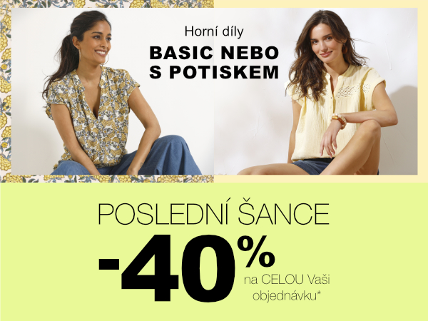 Horní díly: basic nebo s potiskem?