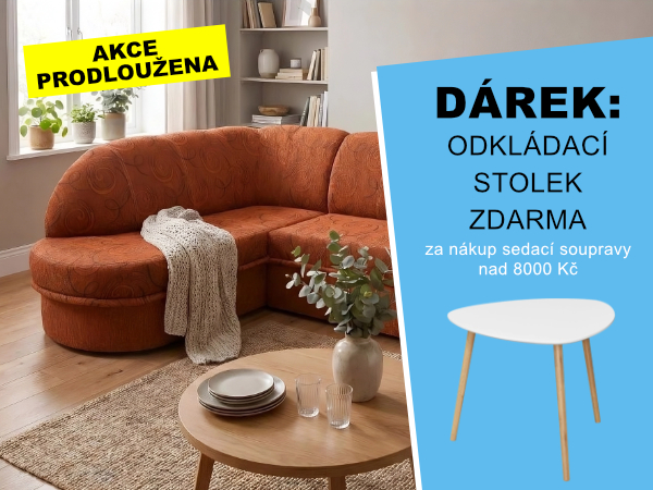 Udělejte si radost novou sedačkou a odneste si dárek v hodnotě 550 Kč zcela zdarma.